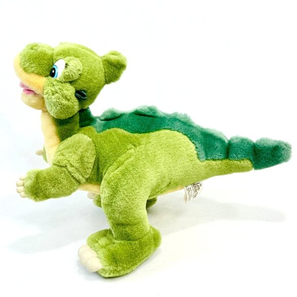 Land Before Time DUCKY Plush Green Stuffed Dinosaur ~ Vintage 1988 Amblin - Picture 4 of 11